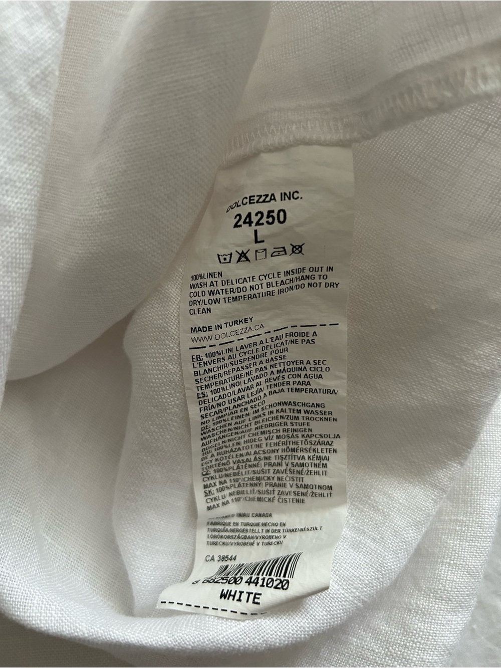 Dolcezza Linen Tunic Shell/Tank - Picture 6 of 8